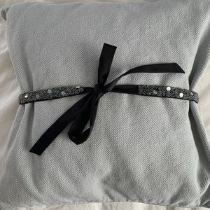 Black beaded soft belt